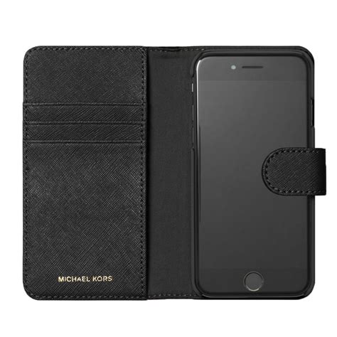 michael kors saffiano leather folio phone case for iphone7 8|Michael Kors Saffiano Leather Folio Case iPhone 8, 7, 6 .